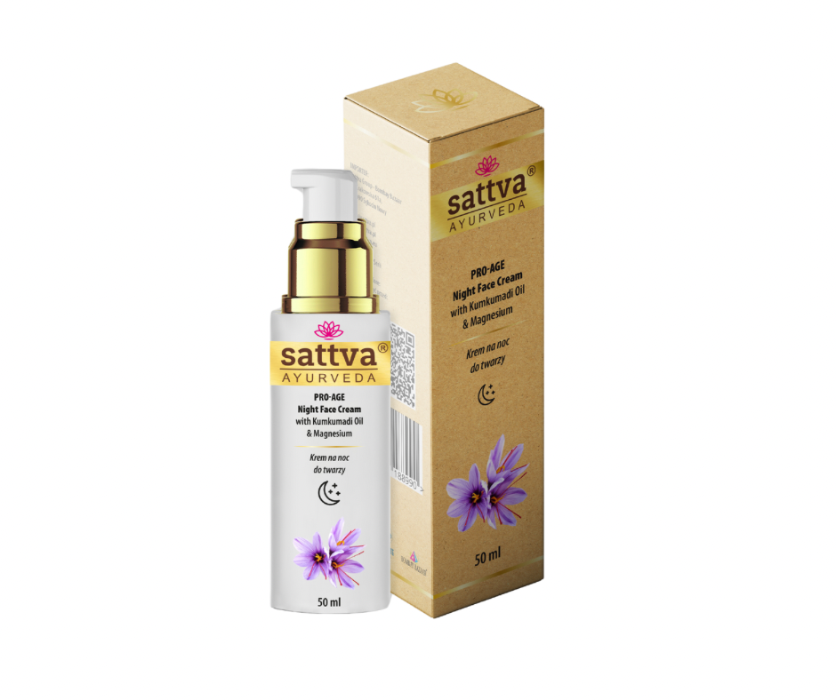Natürliche Ayurveda Pro-Age Nachtcreme 50ml