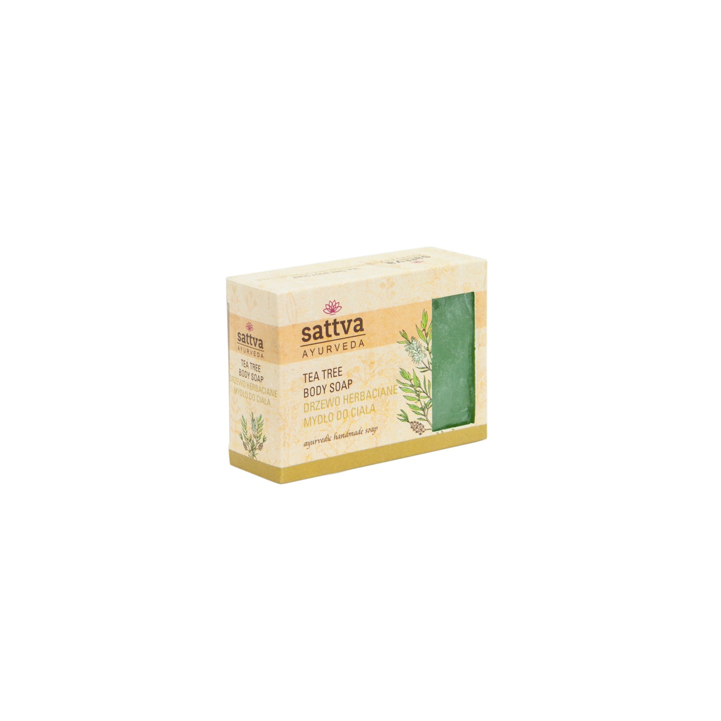 Ayurveda Feste Körperseife Teebaumöl 125g