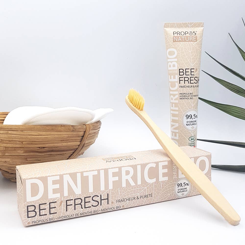 Bio-Zahnpasta mit Propolis und Menthol – Fluoridfrei – 75 ml