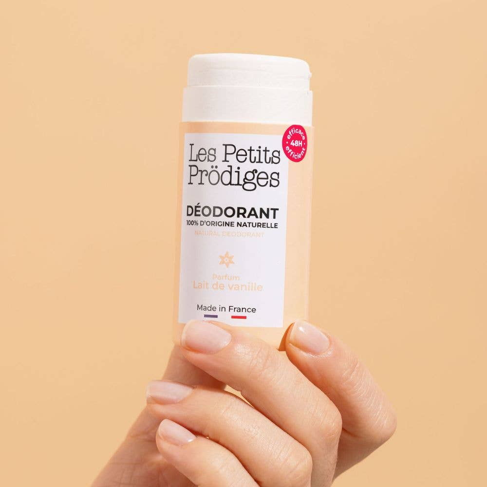 Vanille-Milch Deodorant in fester Form 48 Stunden Wirksam