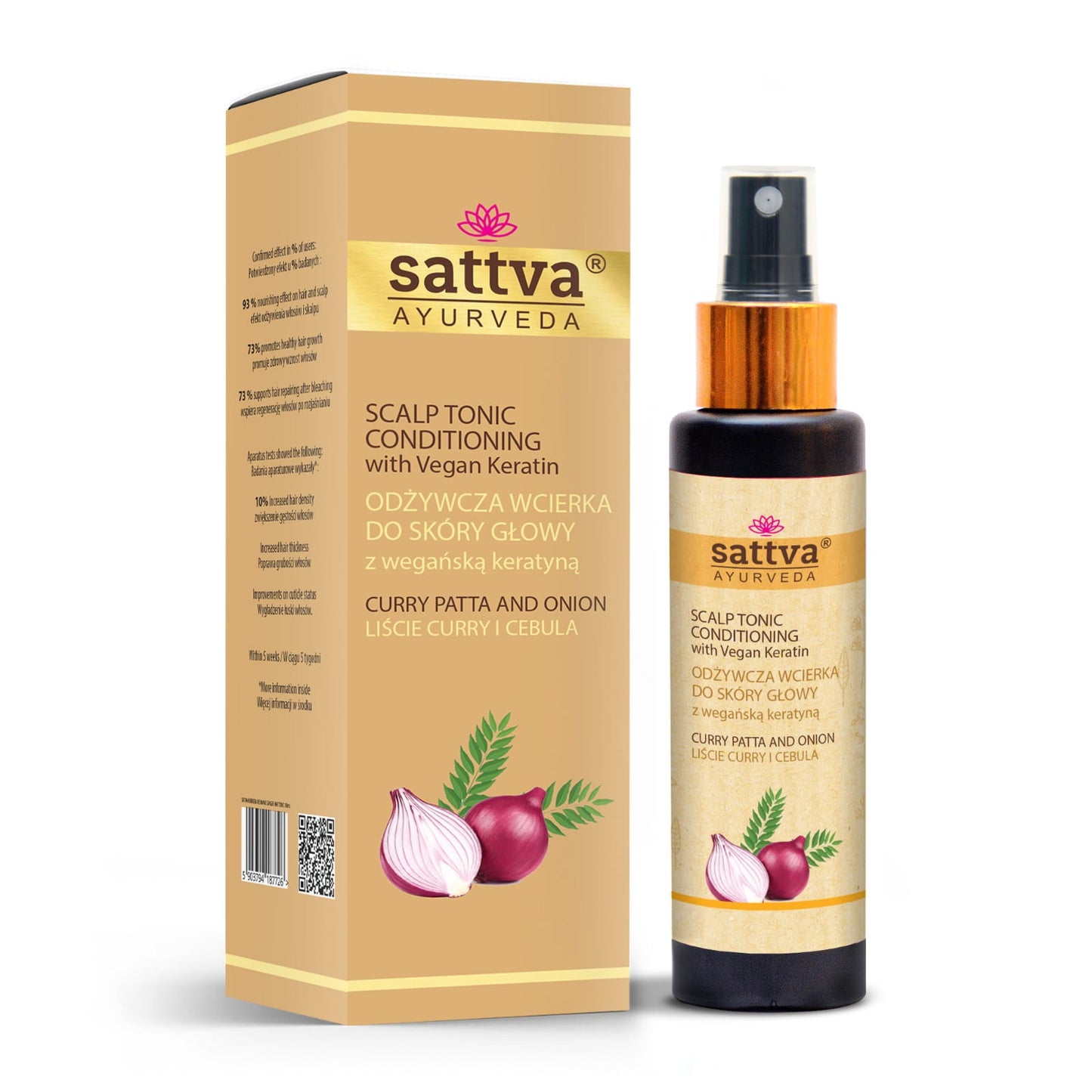 Kopfhaut-Tonikum Curryblätter-Zwiebel 100ml