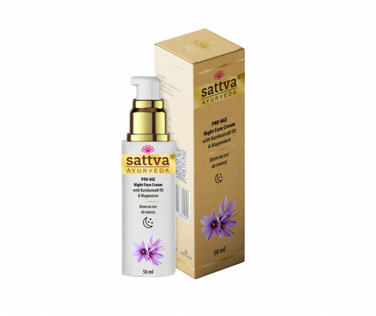 Natürliche Ayurveda Pro-Age Nachtcreme 50ml