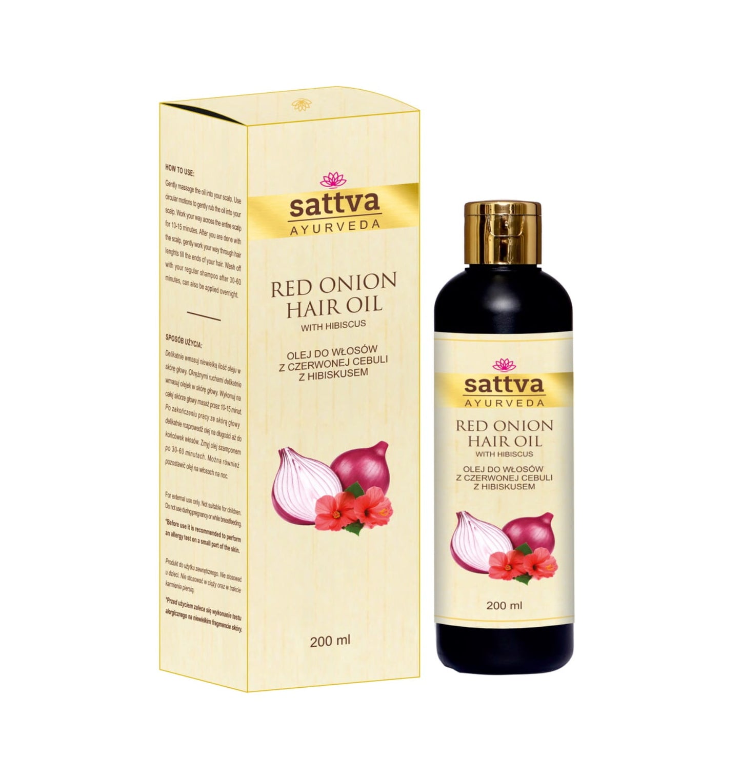 Haar-Öl (Rote Zwiebel) für mehr Haarwachstum 200ml