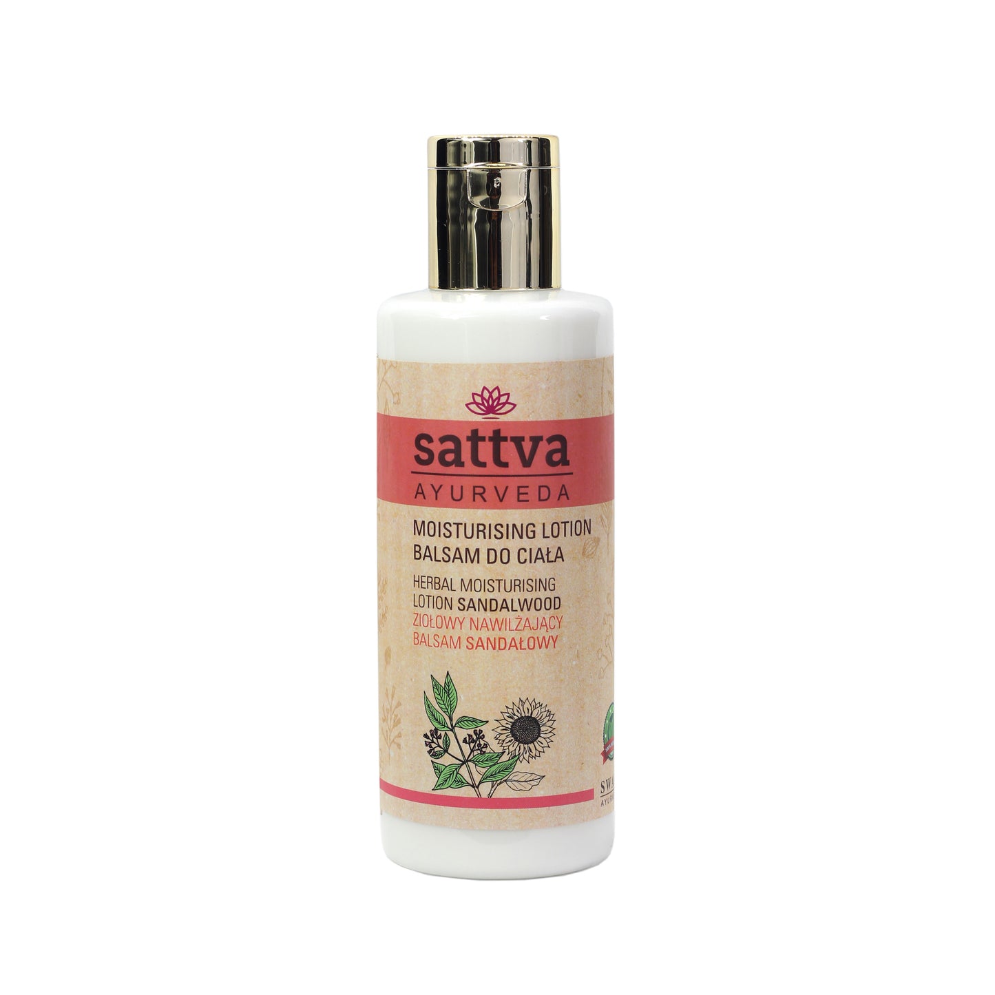 Ayurveda Feuchtigkeitsspendende Body-Lotion – Sandelholz (210 ml)
