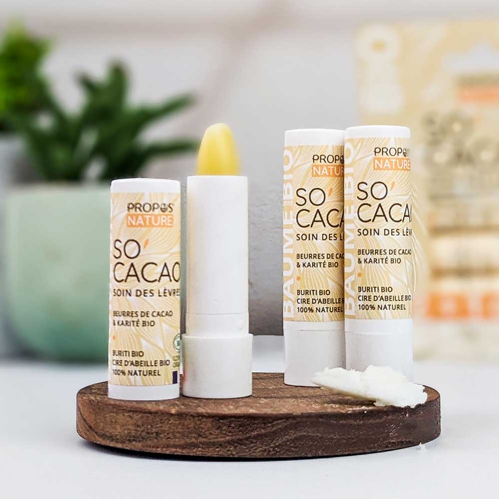 Bio Lippenbalsam So'cacao – Kakaobutter – 3,7 g