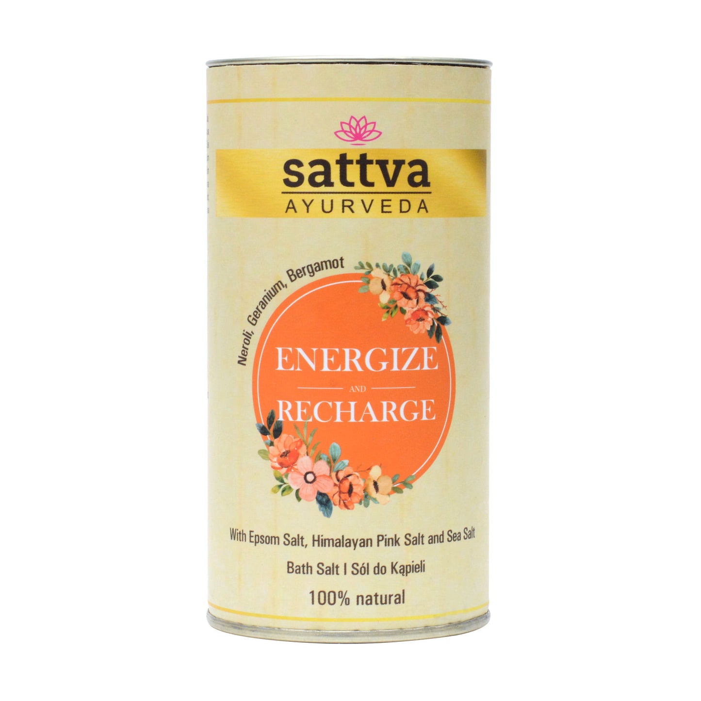 Natürliches Bade-Salz Energise & Recharge 300g