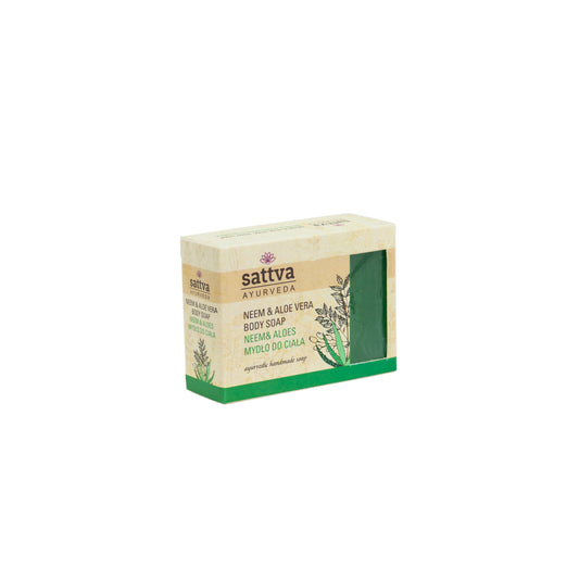 Ayurveda Feste-Körperseife Neem & Aloe-Vera 125g