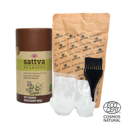Natürliche Henna-Haarfarbe Nussbraun 150g